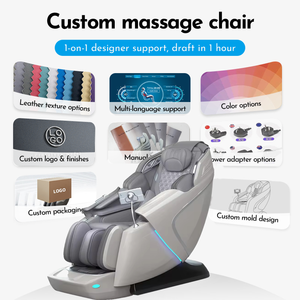 Silla de masaje 4d de cuerpo completo de gravedad cero silla de masaje de lujo 2025 silla Spa pedicura 2025 - Product Image 2