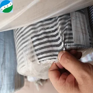 Cina tessuti cotone lino check eccellente design stock lotto tessuto per tessuto camicia