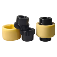 Manchon intérieur en nylon résistant à la corrosion et aux températures extrêmes SFS 45 #   Accouplement flexible universel en acier CNC de type NL, usine OEM 1