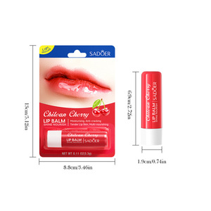 Baume à lèvres à la cerise chilienne enrichi en vitamine C 3,3g – Soin hydratant, anti-gerçures, nourrissant et brillant pour lèvres sèches - Product Image 5
