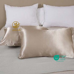 Taie d'<span class=keywords><strong>oreiller</strong></span> en soie de mûrier 100% qualité hôtelière, résistante à la décoloration, confortable pour dormir, en gros - Product Image 1