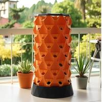 Tour de culture verticale intérieure automatique pour tomates et ananas, système aéroponique Zip Grow Tower avec pompe et éclairage de culture