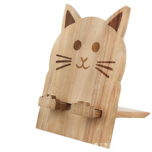 Wooden Puppy Shape Book <b>Stand</b> Solid Wood Desktop Recipe Holder Kitchen Organizer <b>For</b> Books And <b>Tablets</b> - Product Image 5