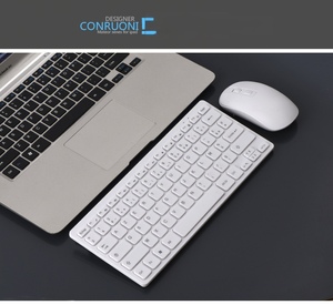 Clavier et souris sans fil ergonomiques ultra-minces CE & ROHS, compatibles Bluetooth 2.4G, portables et abordables - Product Image 5