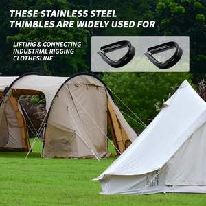 ซัพพลายเออร์อุปกรณ์ร้อยเชือกทางทะเลสแตนเลสสีดำ อุปกรณ์เสริม สายสลิงชุบสังกะสีแบบแข็ง ทิมเบิลสแตนเลส - Product Image 6