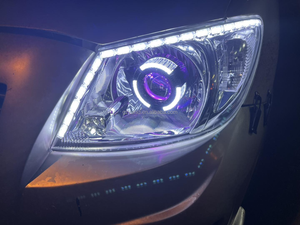 Vente directe usine – Cache-phare LED en acrylique haute luminosité avec anneaux lumineux <span class=keywords><strong>Angel</strong></span> <span class=keywords><strong>Eyes</strong></span>, compatible avec les lentilles de projecteur, couvercle RGB DRL - Product Image 1