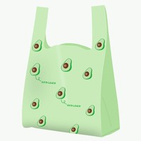 Sacs de courses en plastique robustes pour t-shirts et gilets, sacs de transport pour magasins et supermarchés, vente en gros