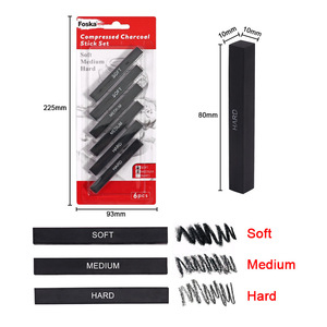 Bloques de Carbón para Dibujo Artístico, Paquete de 6, Herramientas de Dibujo, Barras de Carbón Cuadradas para Dibujo Rápido - Product Image 2