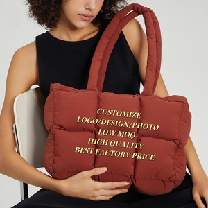 Wholesale 2024 New Women <strong>Puffer</strong> Tote Bag Fashion Designer Handbags <strong>Puffer</strong> Bag Custom Padded Puffy Cloud Handbags for Women - Product Image 1