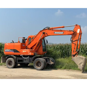 Excavadoras de Ruedas Usadas Doosan DH150W-7 de 15 Toneladas, Duraderas, en Oferta, Excavadora de Alta Calidad Doosan DH150W-7 - Product Image 1