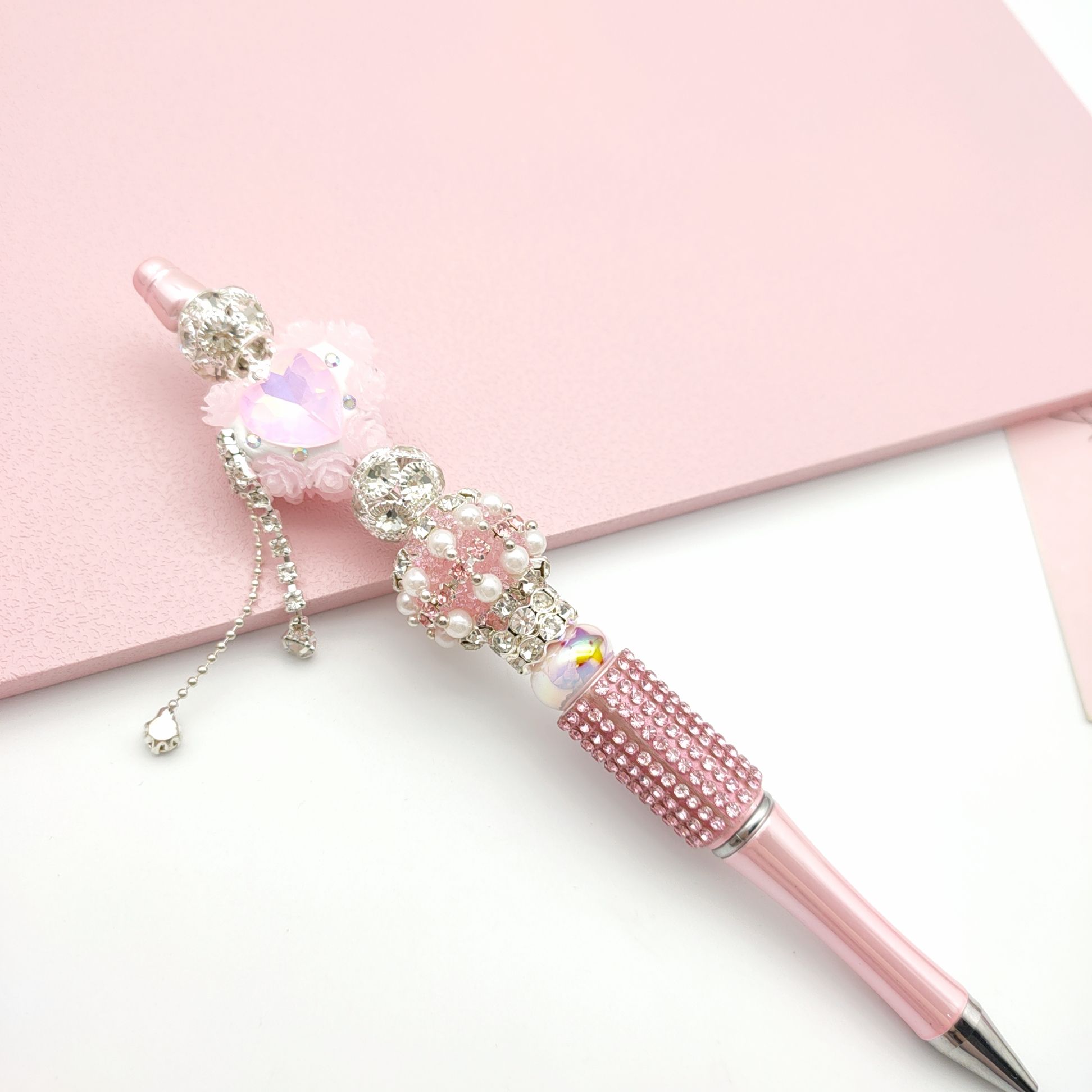 Bolígrafo Corazón Rosa