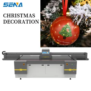 Welkom Kerst 2513uv Flatbed Printer Prijs Met Goede Kwaliteit Voor Houten Banners Kan Ook Kerstversiering Afdrukken