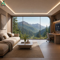 Maison capsule préfabriquée de luxe ANCSEM, maison modulaire en acier, maisonnette portable, design intelligent, villa, hôtel, hébergement
