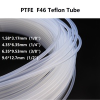 Tubo de PTFE de Diámetro Pequeño, Manguera Capilar de PTFE Duradera, Tubo Flexible de Plástico PTFE