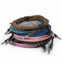 Kabel Gitar Berkualitas Tinggi Langsung dari Pabrik Lespoir dengan Jack 6.5, Logo Kustom, untuk Penggunaan Pedal Bass dan Amplifier, Panjang 3M 6M 10M