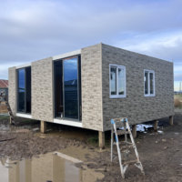 Boxspace 20 pieds – Appartement modulaire en acier, mini-maison prête à l'emploi, électrique, portable, pour cuisine, école, extérieur, jardin, bâtiments