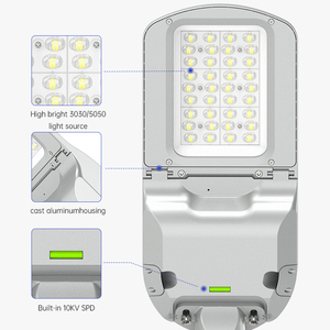 Farola LED Moderna de Aluminio para Exteriores, 30W 45W 60W, IP66, AC, Alta Eficiencia Luminosa 120lm/W, 6000K, Luz Diurna, LCS-H, Garantía de 5 Años en China - Product Image 2