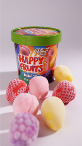Abink Nuevo Diseño Helado Suave <span class=keywords><strong>Happy</strong></span> Fruits Cuatro Sabores Frutales Chocolate Fresa Aditivos de Azúcar 150g Bolsa Lista para Comer - Product Image 4