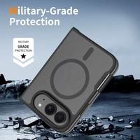 Nouveautés d'usine IDEAL, coque de téléphone iPhone Duo de haute qualité, 2 mm, anti-rayures, anti-jaunissement, coque arrière transparente, coque magnétique pour téléphone