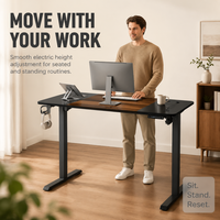Table électrique réglable en hauteur AOR 20 mm/s à levage rapide, avec cadre en T épaissi, moteur unique, 3 vitesses, mémoire, vente en gros usine