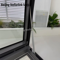 Fenêtre de toit électrique automatique moderne en alliage d'aluminium imperméable à double vitrage