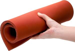 Almohadilla de prensa caliente de silicona impermeable antideslizante de grado médico de 0,34x15x12 pulgadas lavable de doble cara - Product Image 5