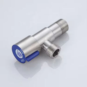 Vanne d'angle moderne en acier inoxydable Contrôle <span class=keywords><strong>de</strong></span> l'eau pour salle <span class=keywords><strong>de</strong></span> bains et cuisine Poteau en laiton en acier Toilette et machine à laver Utilisation pour hôtels - Product Image 4