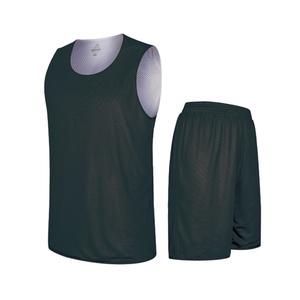 Listrado Toptank reversível com números mais recente design retro personalizado luz azul homem basquete jérsei respirável conjuntos - Product Image 3