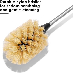Wholesale Long Handle Stainless Steel Water <strong>Bottle</strong> Nylon Cleaner Tumbler Cup Scrubbing Cleaning <strong>Brush</strong> - Product Image 6