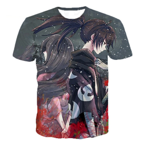 Camisetas divertidas de talla grande para hombre, camisa con estampado 3D de <span class=keywords><strong>Anime</strong></span> japonés, informal, de verano, Harajuku, Hip Hop - Product Image 5