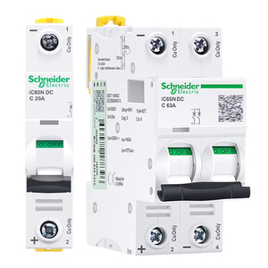 Schneider MCB DC เซอร์กิตเบรกเกอร์ IC65N DC สวิตช์แอร์ A9N18110ขนาด<span class=keywords><strong>เล็ก</strong></span>1P/2P 1-63A สวิตช์แอร์ - Product Image 1