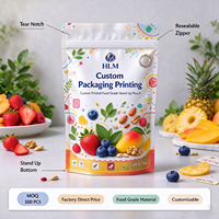 Sachet Doypack Personnalisé de Haute Qualité, Qualité Alimentaire, Refermable avec Fermeture Zip, Fenêtre Transparente, pour Emballage de Noix, Fruits Secs, Céréales et Snacks