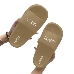 Popüler özel renk masaj taban sandalet erkekler düz baskı logosu kalın taban slaytlar spor spor duş OEM Flip flop terlik - Product Image 5
