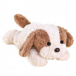 Nouveauté 2025, Meilleures ventes : Grands jouets en peluche lestés pour le soulagement du stress sensoriel et les câlins apaisants, avec effets de battement de cœur, pour l'autisme, modèles animaux de la ferme - Product Image 4