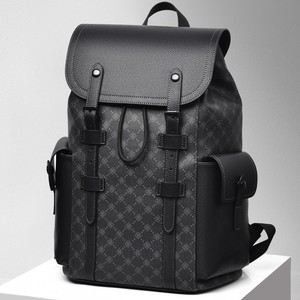 Sacs imprimés en gros directement de l'usine pour hommes, sac à dos imperméable en PU pour hommes, sac pour ordinateur portable, sacs de créateurs pour hommes - Product Image 1