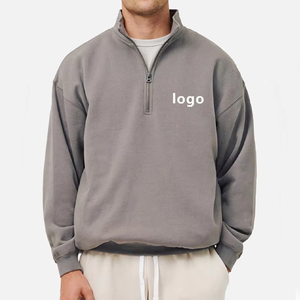 <span class=keywords><strong>Felpa</strong></span> con cappuccio da <span class=keywords><strong>uomo</strong></span> con logo personalizzato in pile di cotone pesante <span class=keywords><strong>felpa</strong></span> con <span class=keywords><strong>Zip</strong></span> mezza alta qualità <span class=keywords><strong>felpa</strong></span> da <span class=keywords><strong>uomo</strong></span> <span class=keywords><strong>felpa</strong></span> - Product Image 2