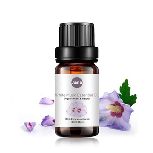 Huile essentielle de musc blanc avec logo personnalisé, 100% pure, biologique, naturelle, huile de musc blanc pour diffuseur, soin des cheveux, soin de la peau, bougie, savon, parfum - Product Image 1