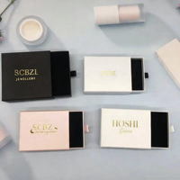 Boîtes à bijoux personnalisées de luxe écologiques, imperméables, résistantes, avec fermeture magnétique, gaufrage et pelliculage mat