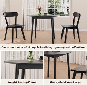 PB Board Steel Indoor Furniture Semi Circle Dining <b>Table</b> Against Wall with <b>Adjustable</b> Feet Easy Assembly - Product Image 5