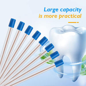 Puntali di aspirazione monouso per l'evacuazione dentale con punte blu 100 pz/borsa materiali di consumo dentale - Product Image 6