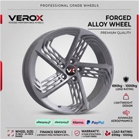 Jantes forgées de précision VeroX, 19-21, finition gris canon brillant monobloc, haute performance, gravure VEROX personnalisée pour BMW M340i 5x114.3/5x120