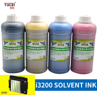 Tinta Eco-Solvente TUCAI de 1000 ml con Bajo Olor para Impresión Digital CMYK LC LM para Cabezales de Impresión I3200/I3200E/XP600