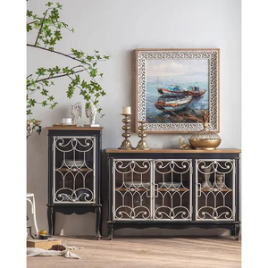 Classic Dining Room <b>Sideboard</b> In Solid Wood With Ornate Hand Carving And Practical <b>Storage</b> Compartments - Product Image 2