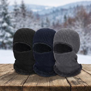 Pasamontañas de Invierno Geyoga de 3 Piezas para Hombre/Mujer, Tejido Cálido de Forro Polar, Cubre Rostro Completo, Transpirable/Impermeable y Resistente al Viento - Product Image 2
