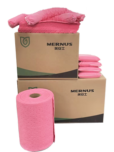 Tampon absorbant les produits chimiques en polypropylène 100% résistant aux acides et aux alcalis pour une absorption sûre des déversements - Product Image 5