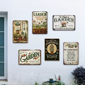 Letrero Metálico Vintage para Jardín, Letrero Botánico de Jardinería, Placa de Jardinería, Letrero para Patio - Product Image 3