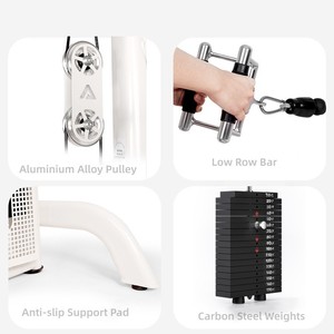 Professional Gym Equipment for Women LAT <strong>Pulldown</strong> <strong>Machine</strong> with Pulley Cable Attachment and <strong>Seat</strong> - Product Image 4