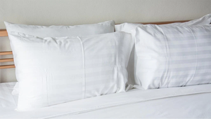 Deeda nhà máy khách sạn tấm trắng Khăn trải giường màu xanh bãi biển - Product Image 2