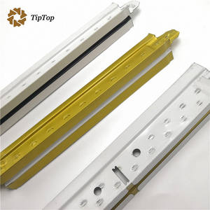 Nouveau matériau blanc plat/rainure/<span class=keywords><strong>Fut</strong></span> T grille plafond suspendu avec panneau en PVC pour la décoration intérieure - Product Image 5