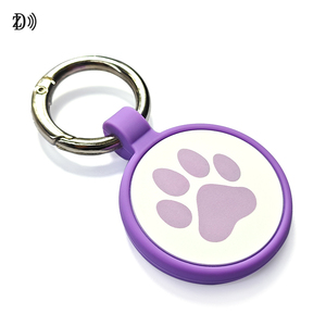 Bộ sưu tập sang trọng bền mã QR Pet Cat Dog ID tag HF/LF chip không thấm nước Silicone cá nhân cổ điển động vật cho pet ID tag - Product Image 2